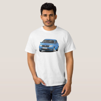 Dacia Sandero illustration - blue T-Shirt