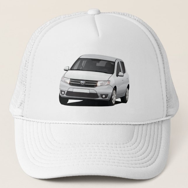 Dacia Sandero - illustration - blue Trucker Hat (Front)