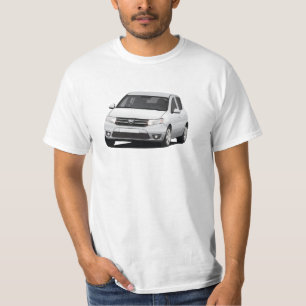 Dacia Sandero illustration - silver gray T-Shirt