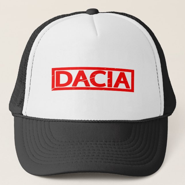 Dacia Stamp Trucker Hat (Front)