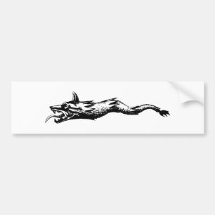 dacia wolf snake flag history romania symbol dacs bumper sticker