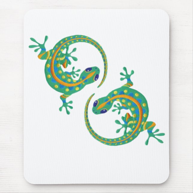 Daco art Lizards Mouse Mat (Front)