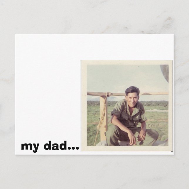 dad%20004, my dad... postcard (Front)
