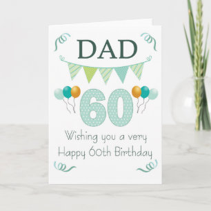 Dad 60th Birthday Card