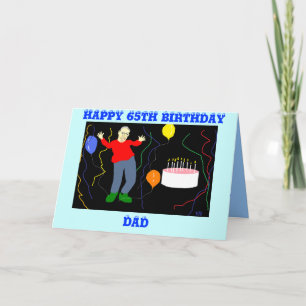 DAD 65TH BIRTHDAY CARD