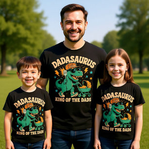 Dad-a-saurus Rex King, Funny Dinosaur  T-Shirt