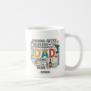 Dad – A Tribute of Strength, Love, & Devotion (2) Coffee Mug