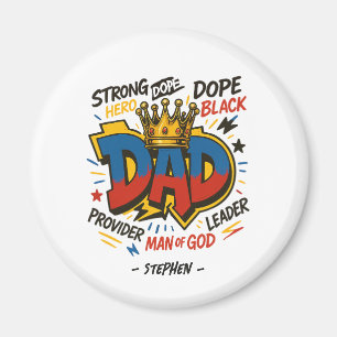 Dad – A Tribute of Strength, Love, & Devotion (3) Magnet