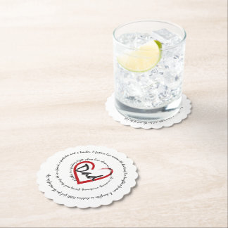 Dad -  A tribute to Dads Paper Coaster