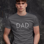 Dad Almighty | Modern Stylish Daddy Father's T-Shirt<br><div class="desc">Simple,  stylish "Dad Almighty" custom design in a contemporary typography in a modern minimalist style. The perfect gift for your special dad on his birthday,  father's day or just because!</div>