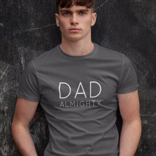 Dad Almighty   Modern Stylish Daddy Father's T-Shirt