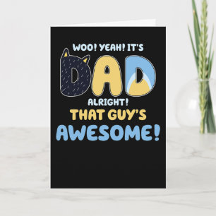 Dad Alright That Guys Awesome Fathers Day Card