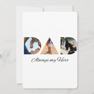 DAD : Always My Hero Invitation