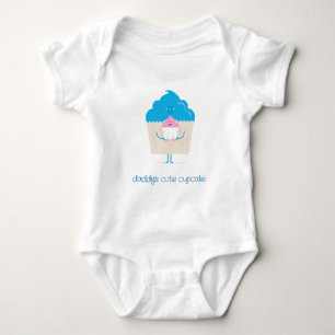 Dad and Baby Cupcake Bodysuit