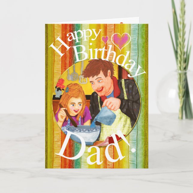 Dad and me birthday cards (Front)