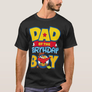 Dad And Mom Of The Birthday Boy Toy Family Party D T-Shirt