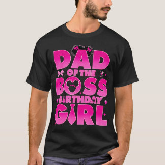 Dad And Mum Birthday Girl Baby Family Matching T-Shirt