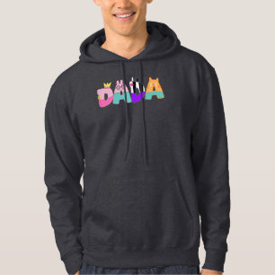 Dad And Mum Dada Birthday Girl Pig Family Party De Hoodie