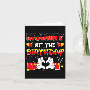 Dad And Mum Mummy Of The Birthday Boy Tee Family P Card