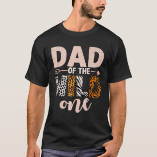 Dad And Mum Of The Wild One Birthday Girl Family P T-Shirt