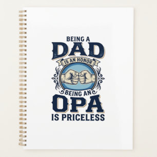 Dad and Opa Vintage Fist Bump Shirt Design_1 Planner
