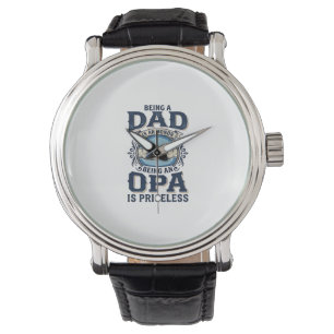 Dad and Opa Vintage Fist Bump Shirt Design_1 Watch