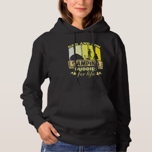 Dad And Son Camping Buddies For Life Hoodie