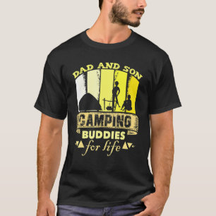 Dad And Son Camping Buddies For Life T-Shirt