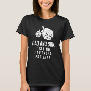 Dad And Son Fishing Partners For Life Matching Boy T-Shirt