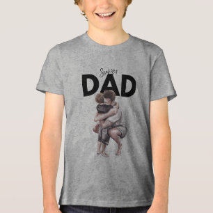 Dad and son Hug Graphic Tee 