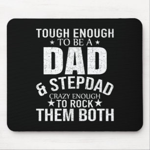Dad And Stepdad Fathers Day Stepdad Step Dad Mouse Mat