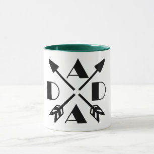 Dad Arrow Mug, Personalised Gift Custom Coffee Mug