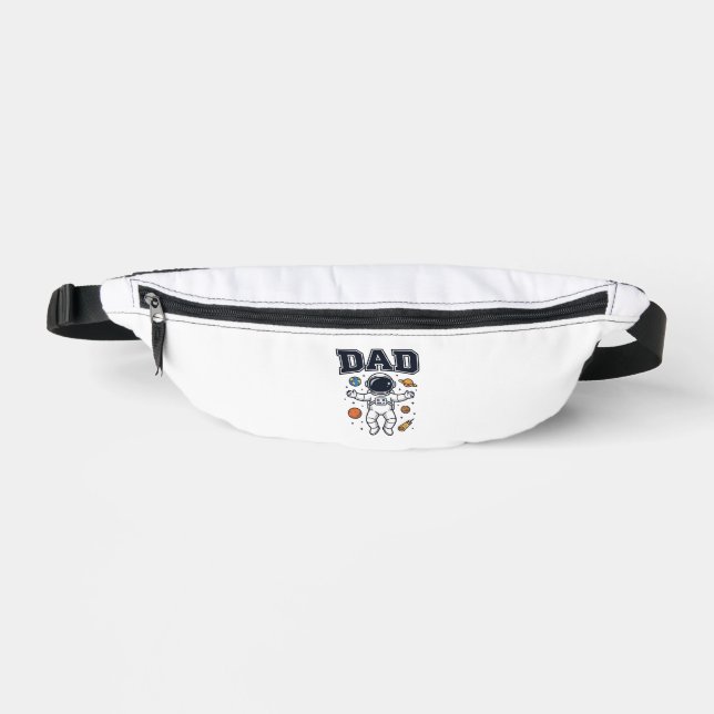 Dad Astronaut Space Vector Shirt Design_1 Bum Bags (Front)