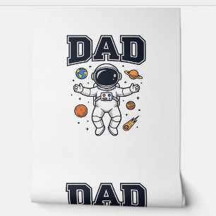 Dad Astronaut Space Vector Shirt Design_1 Wallpaper