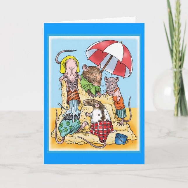 Dad at the Beach Card (Front)