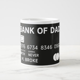 Dad Bank Card Large Coffee Mug