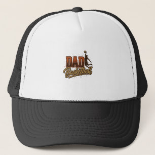 Dad Basketball Vintage Engraving Shirt Design_1 Trucker Hat