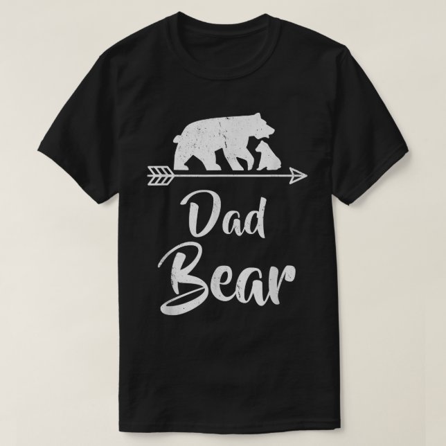 Dad Bear Matching Family Christmas Costume  T-Shirt (Design Front)