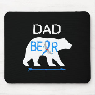 Dad Bear Type One Diabetes Awareness  Mouse Mat