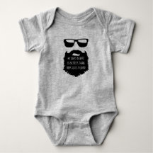 Dad beard Baby One Piece Body Suit