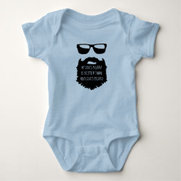 Dad beard Baby One Piece Body Suit Bodysuit