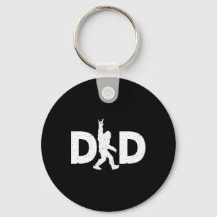 Dad Bigfoot Fathers Day  Key Ring