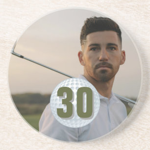 Dad Birthday Golf Party Coaster