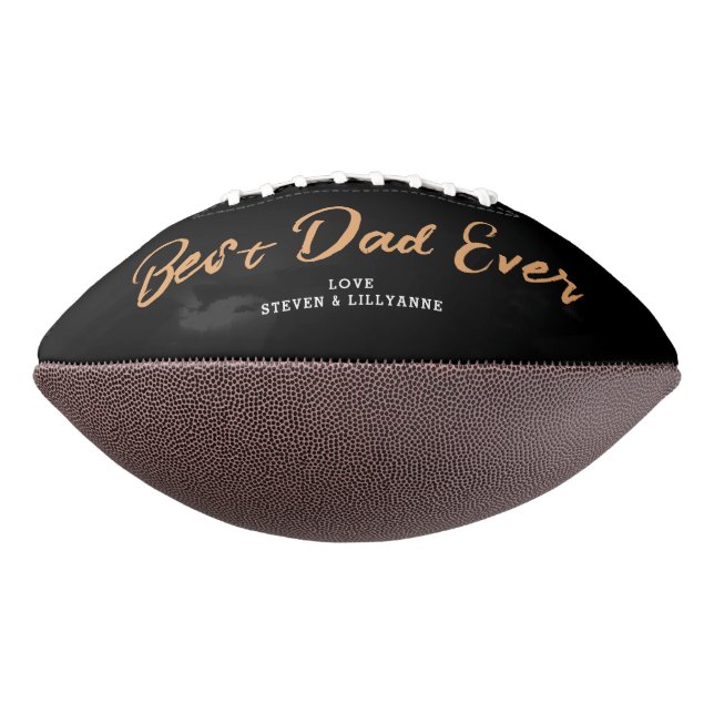Dad Black And White Typography Fathers Day American Football (Rotated 270)