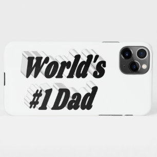 Dad black text Fathers Day iPhone 11Pro Max Case