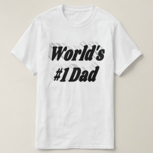 Dad black text  T-Shirt