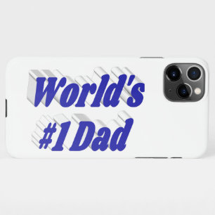 Dad blue text  iPhone 11Pro max case