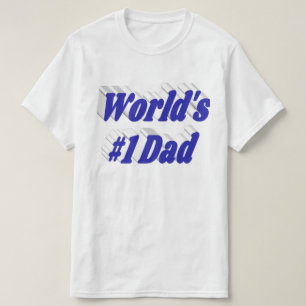 Dad blue text T-Shirt