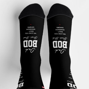 Dad Bod Best Bod Funny Father's Day Socks