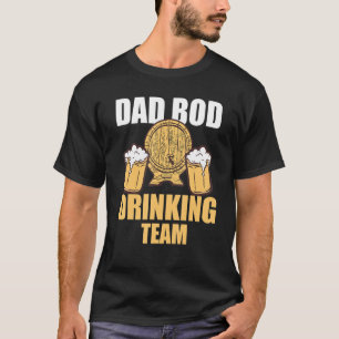 Dad Bod Craft Beer Drinking Team Vintage Fathers D T-Shirt